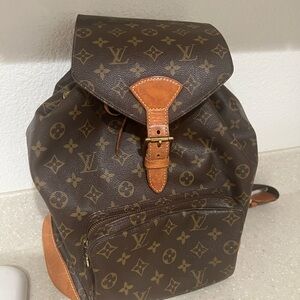 Authentic Louis Vuitton Brown Monogram Backpack